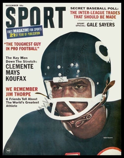Gale Sayers on Sport Magazine